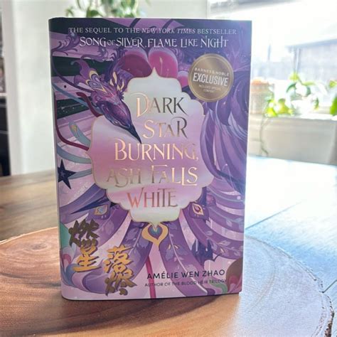 Dark Star Burning Ash Falls White By Amelie Wen Zhao Hardcover