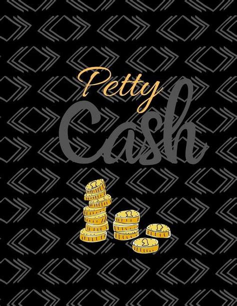 Petty Cash 6 Column Payment Record Tracker Manage Cash Going In