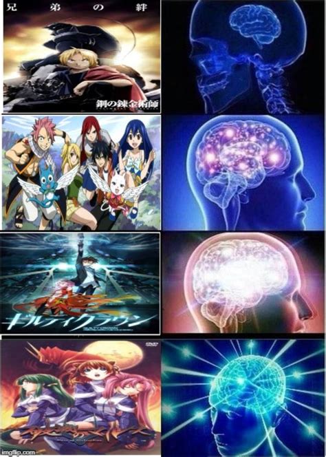 An Anime Fan's Expanding Brain | Galaxy Brain | Know Your Meme