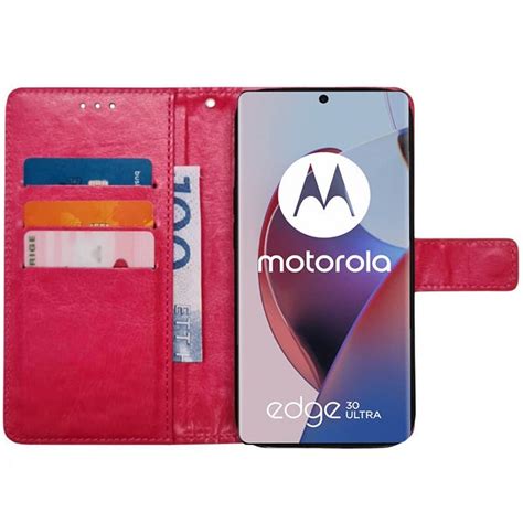 Mobil lommebok 3 kort Motorola Edge 30 Ultra Rosa Elkjøp Elkjøp