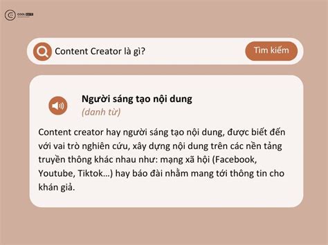 Content Creator L G Ngh S Ng T O N I Dung C G Hot Coolmate