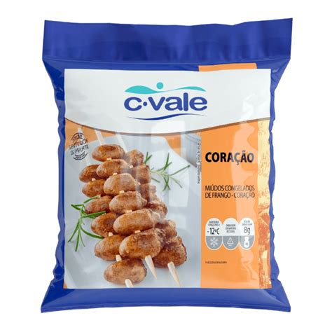 Coração de Frango C Vale 18Kg Pacote MegaG Alimentos