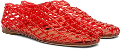 The Row Red Mara Pvc Sandals The Row