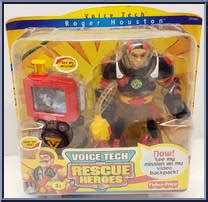 Roger Houston Rescue Heroes Voice Tech Fisher Price Action Figure