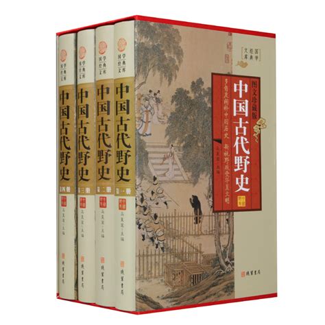 中国古代野史全4册16开精装线装书局出版社全新正版中国古代野史书籍正版全套历史书籍中国古代史 9787512013834虎窝淘