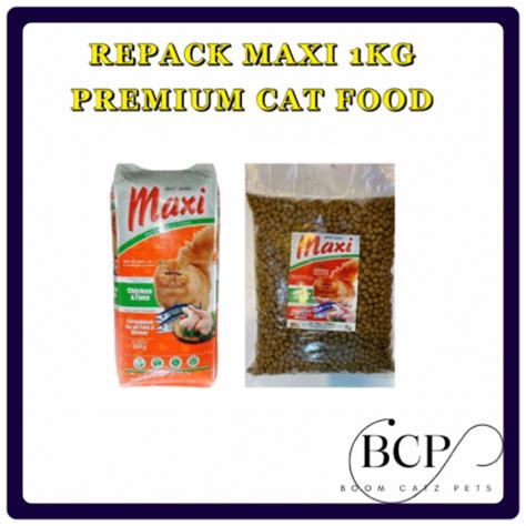 Repack 1kg Maxi Premium Cat Food 1kg Shopee Malaysia