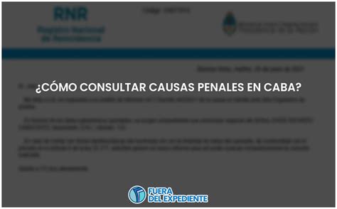 Consulta De Causas Penales En Caba Guía Completa Y Fácil Fueradelexpediente