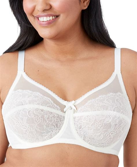 Wacoal Retro Chic Full Figure Underwire Bra 855186 Up To J Cup Macys