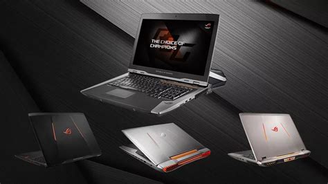 ROG Announces Gaming Laptops with NVIDIA GTX 10-Series Graphics Cards