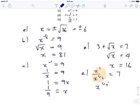 Solving Equations Involving Indices Youtube