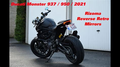 Ducati Monster Installing Rizoma Reverse Retro Mirrors