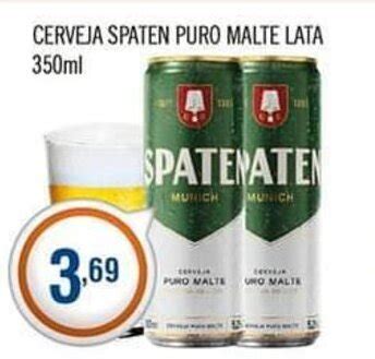 Cerveja Spaten Puro Malte Lata Ml Oferta Na Central Supermercados