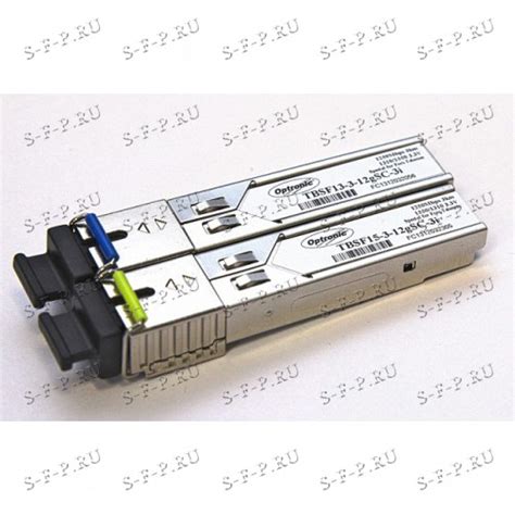 SFP TFortis оптический 1Гбит/с (TBSF15-3-12gSC-3i + TBSF13-3-12gSC-3i)