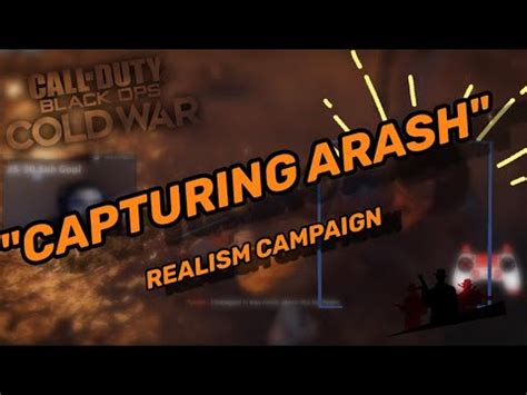 Capturing Arash Realism Campaign Black Ops Cold War Youtube