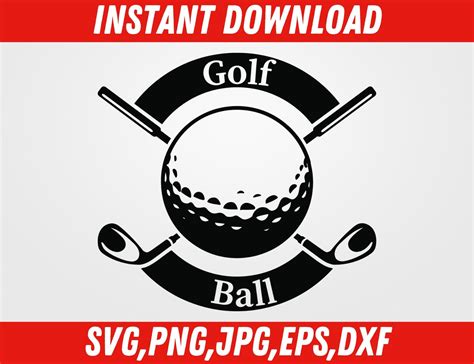 Golf Ball Svg Golf Cut File Golf Club Svg Golf Clipart Golf Svg