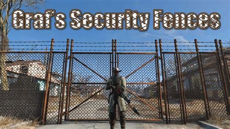 Fallout 4 Mod Review Grafs Security Fences Youtube