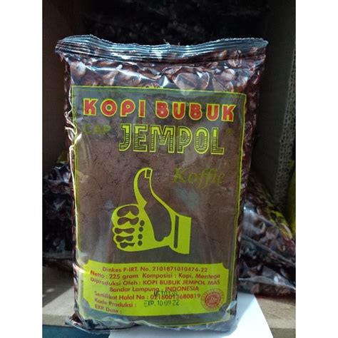 Jual Kopi Bubuk Cap Jempol 225gr Kopi Lampung Shopee Indonesia