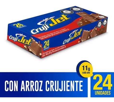 Chocolatina Jet Cruji Plegadiza X 24 Un Kg MercadoLibre