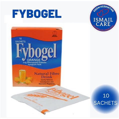 Fybogel Orange Sachets Ubat Sembelit Shopee Malaysia