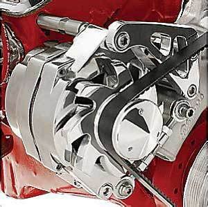 BILLET SPECIALTIES POLISHED ALTERNATOR BRACKET MID PASSENGER MOUNT SBC