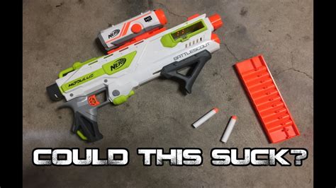 The Worst Nerf Blaster I Have Ever Reviewed Nerf Battlescout Ics 10