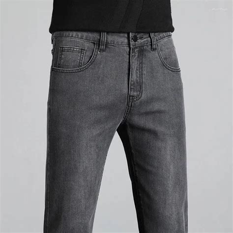 Mejor Precio En A Granel Jeans Pour Hommes 2024 Automne Slim Droit Business Casual Pantalon