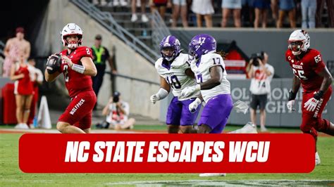 The Wolfpacker Show Nc State Vs Western Carolina Reflections Youtube