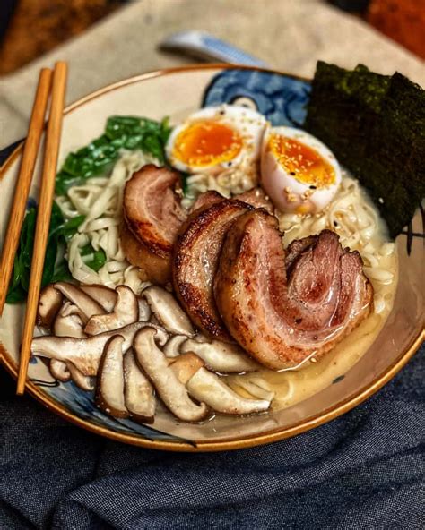 Tonkotsu Ramen With Pork Belly Asian Food