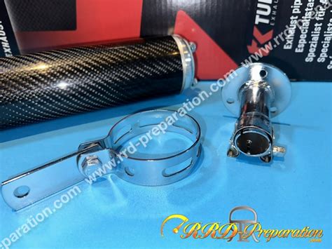 Silencer Universal Black Exhaust Silencer Aluminum Turbokit