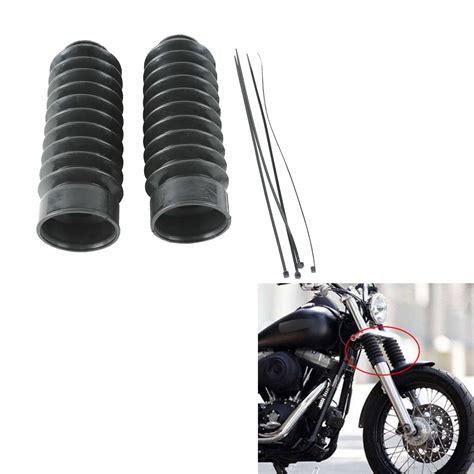 49mm Front Fork Tube Rubber For Harley Dyna Motorcycles Sma