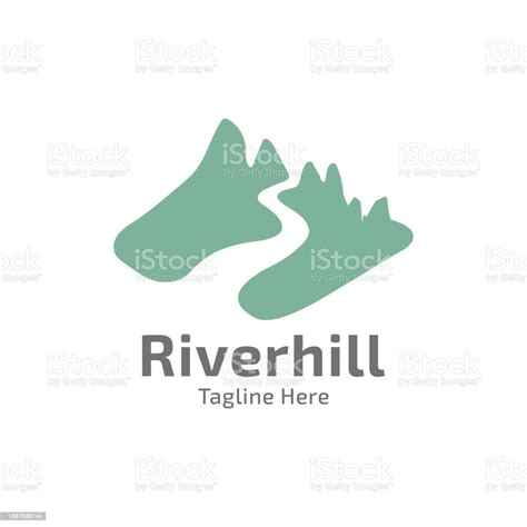 River Hill Logo Stock Illustration Download Image Now Abstract