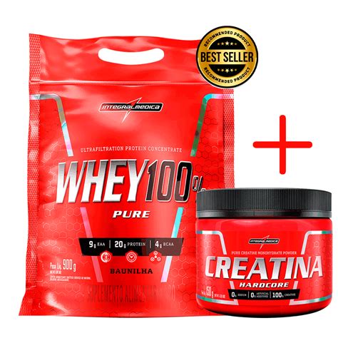 Whey Em Oferta Kit Whey Protein Pure Creatina G