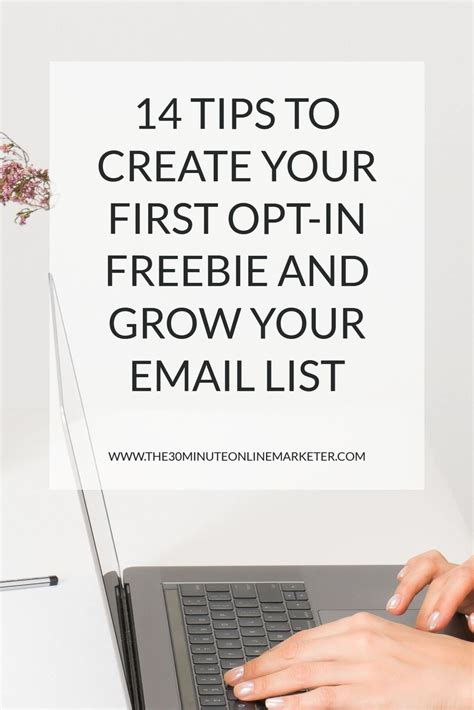 Best tips to create your first opt-in freebie | Email marketing