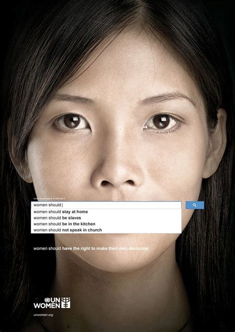 Gender Equality Campaign For Un Woman Advertising Ad Campaign Creative Advertising