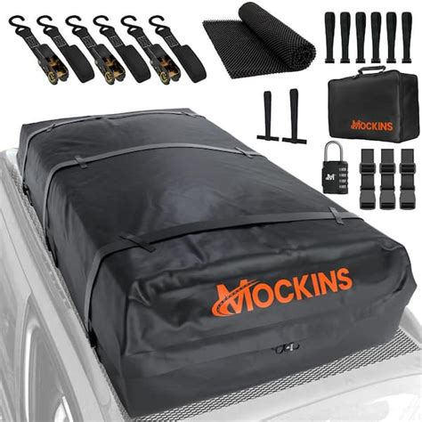 Mockins 40 Cu Ft Waterproof Rooftop Cargo Carrier Bag 72 In X 48 In