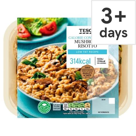 Tesco Calorie Controlled Mushroom Risotto 380g Tesco Groceries