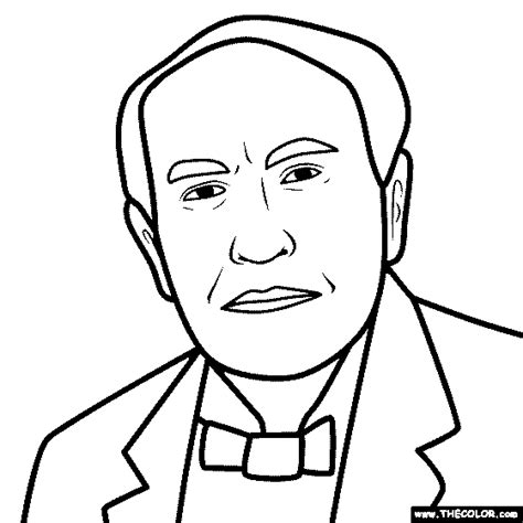 23+ Thomas Edison Coloring Pages | Homecolor : Homecolor