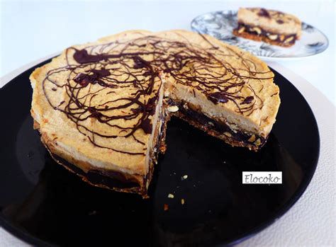 Cheesecake vegan cacahuètes et caramel façon snickers Elodie Munoz