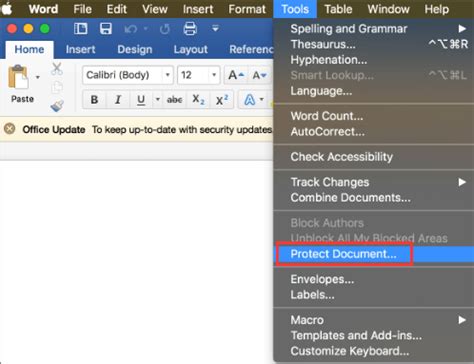 How To Protect Word File From Editing Windows Mac Restrict