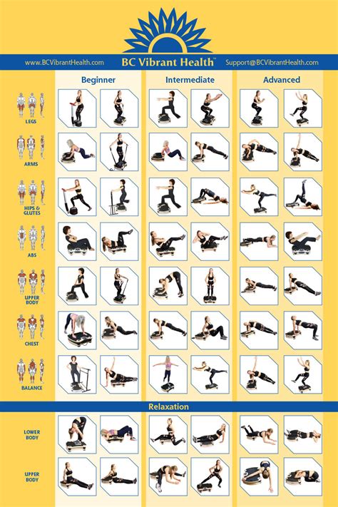 Whole Body Vibration Exercise Poster Bc Vibrant Health