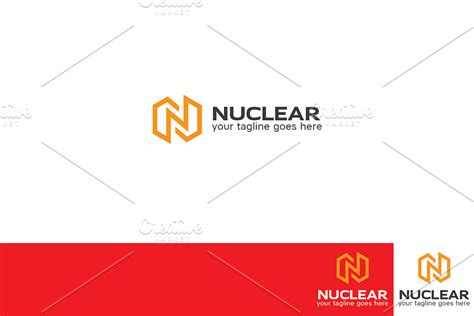 Nuclear Logo Creative Logo Templates Creative Market