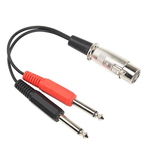 Rom Xlr Femelle Vers Double Cble Mle Double Mle Vers Xlr Femelle