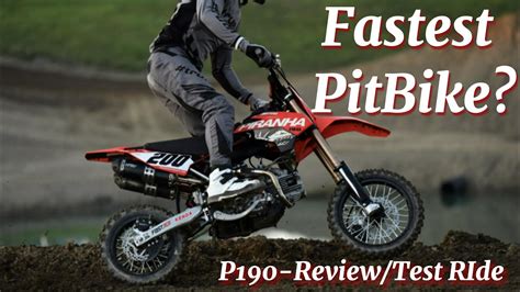 Worlds FASTEST PitBike Piranha 190 Daytona 4 V DE YouTube