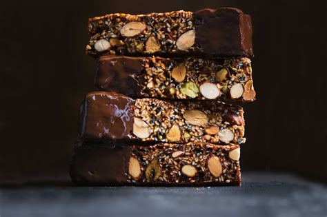 Choc Dipped Sesame Nut Bars