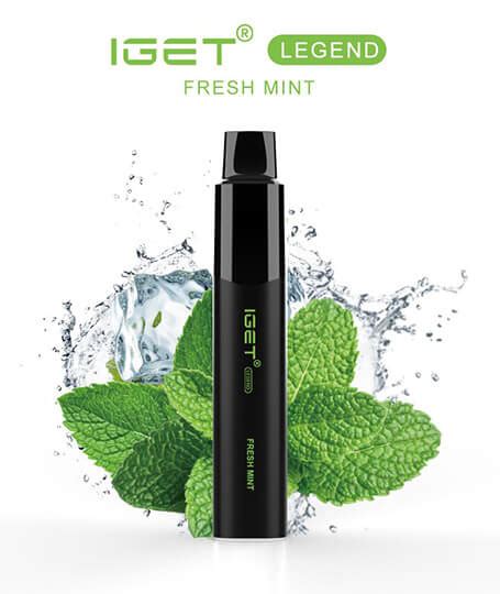 Iget Legend Vape Puff Fresh Mint The Vape Bar