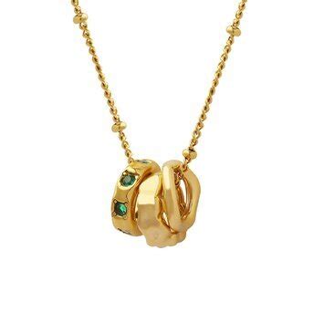 K Gold Plated Stainless Steel Necklace Intensity Sku