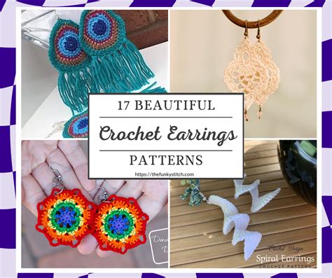 17 Beautiful Crochet Earrings Patterns Crochet Earrings Pattern