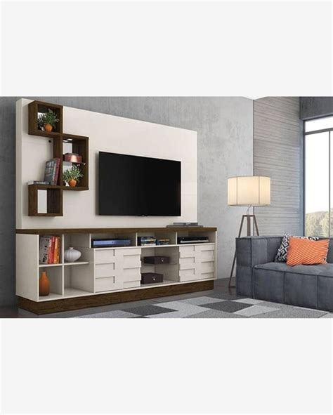 Riachuelo Home Theater Heitor Off White Savana Madetec Tv até 65