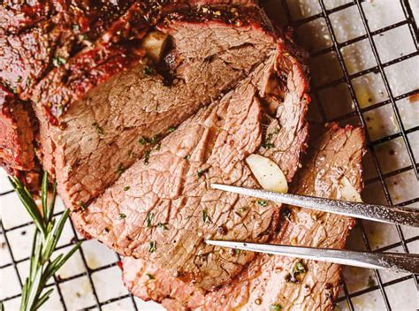 Rosemary Garlic Roast Beef Pineshine Farms