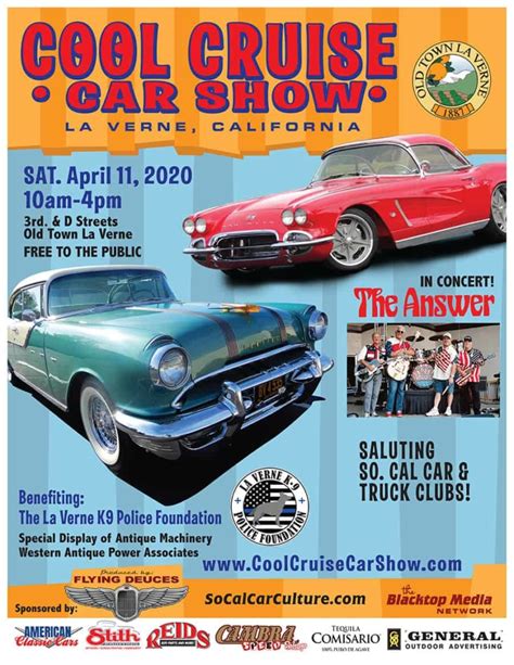 Cool Cruise La Verne Car Show Old Town La Verne